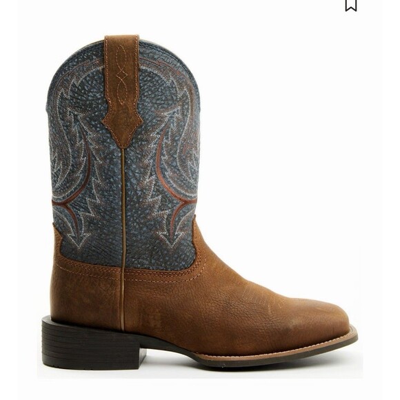 EUC Cody James Force Western Boots Blue Mens Sz 12D BCJSP25P2-3 Anti Slip Cowboy